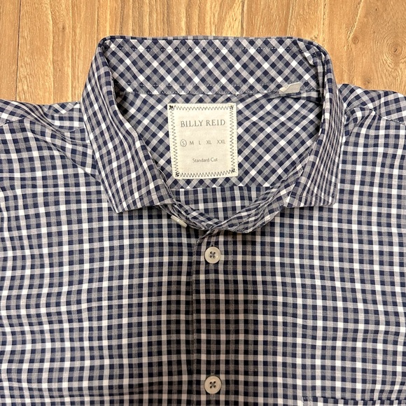 **BILLY REID** standard cut button down SIZE SMALL - Picture 3 of 6